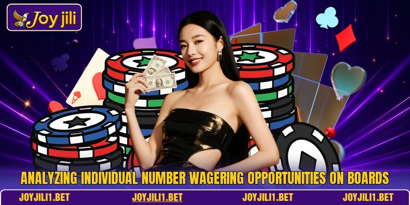 Analyzing individual number wagering opportunities on boards Analyzing individual number wagering opportunities on boards