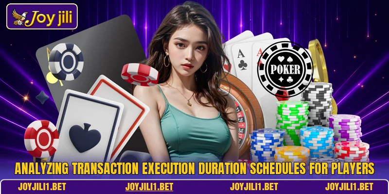 Analyzing transaction execution duration schedules for players
