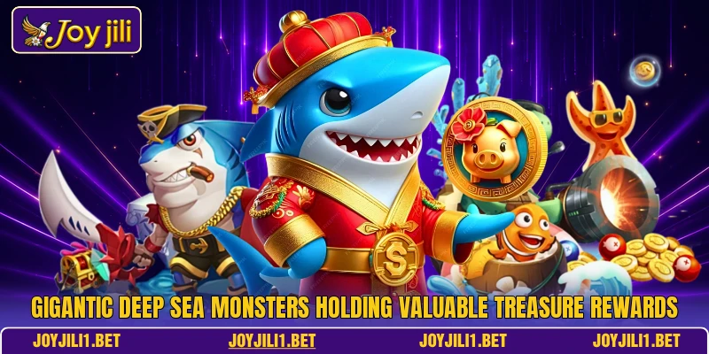 Gigantic deep sea monsters holding valuable treasure rewards Gigantic deep sea monsters holding valuable treasure rewards