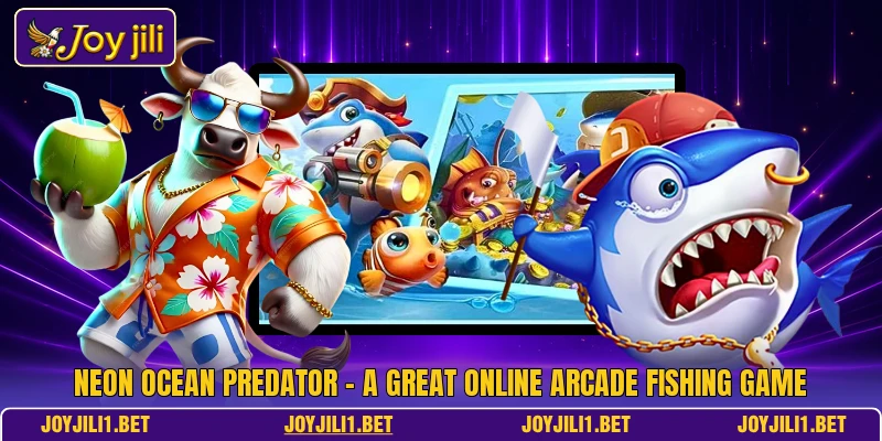 Neon Ocean Predator - A Great Online Arcade Fishing Game Neon Ocean Predator - A Great Online Arcade Fishing Game