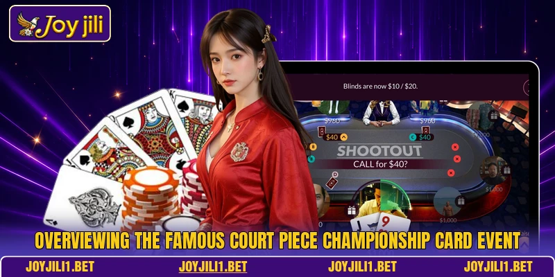 Overviewing the famous Court Piece Championship card event Overviewing the famous Court Piece Championship card event