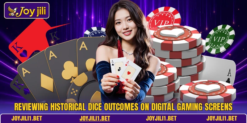 Reviewing historical dice outcomes on digital gaming screens Reviewing historical dice outcomes on digital gaming screens