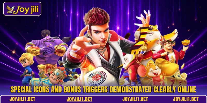 Special icons and bonus triggers demonstrated clearly online Special icons and bonus triggers demonstrated clearly online
