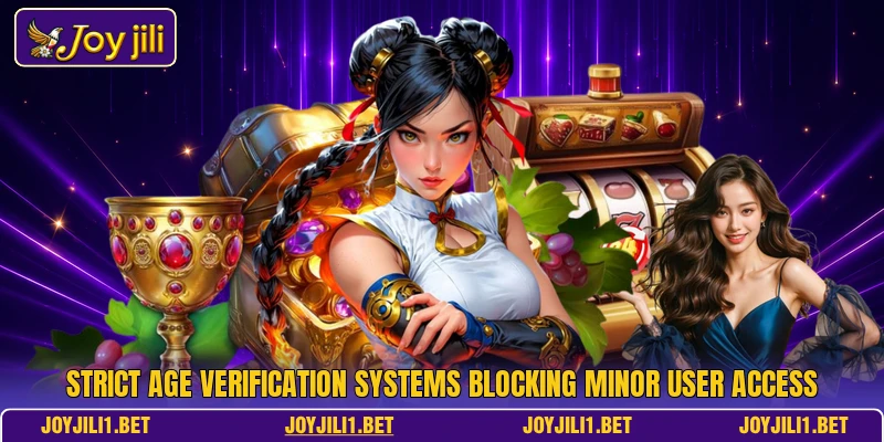 Strict age verification systems blocking minor user access