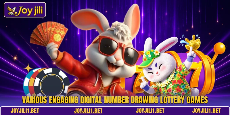 Various engaging digital number drawing lottery games