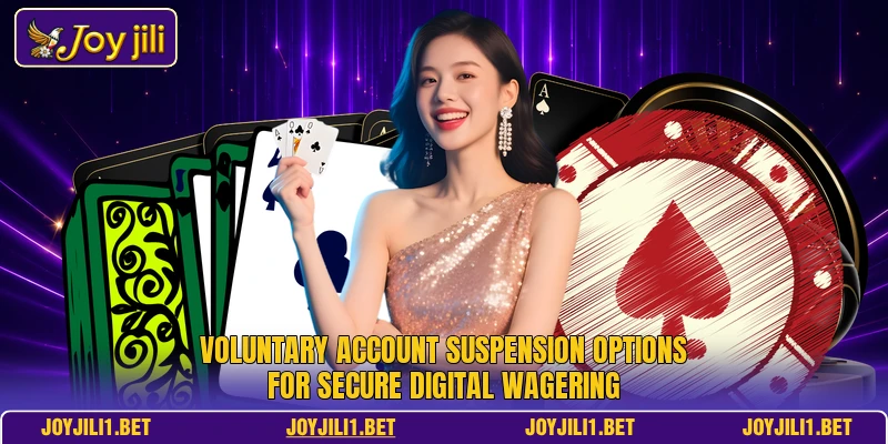 Voluntary account suspension options for secure digital wagering